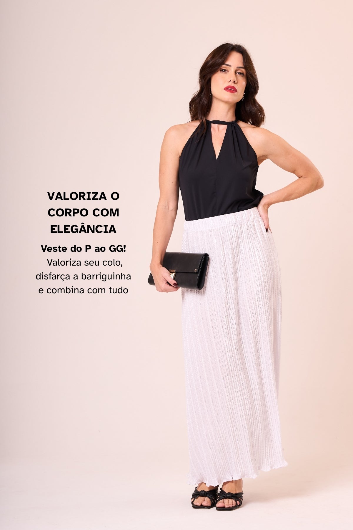 Blusa Feminina Decote 2 em 1 Elegante Diva