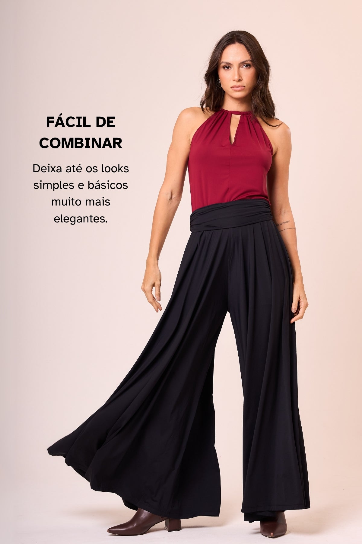 Blusa Feminina Decote 2 em 1 Elegante Diva