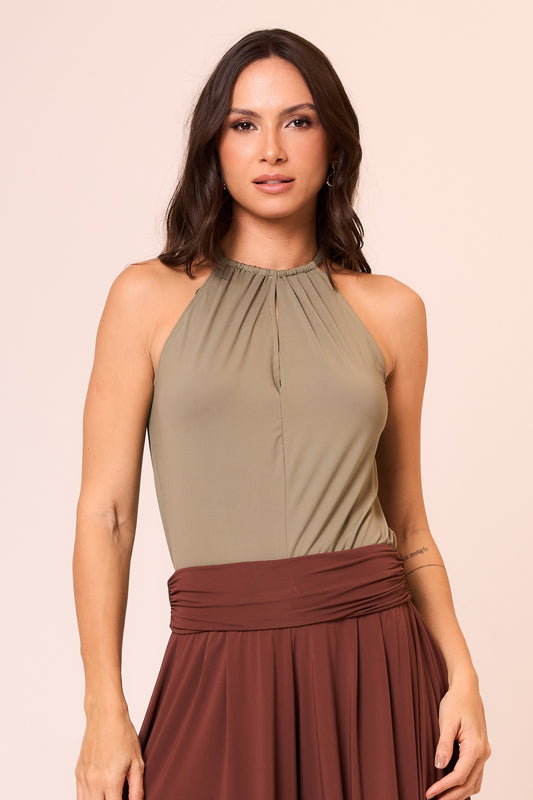 Blusa Feminina Decote 2 em 1 Elegante Diva