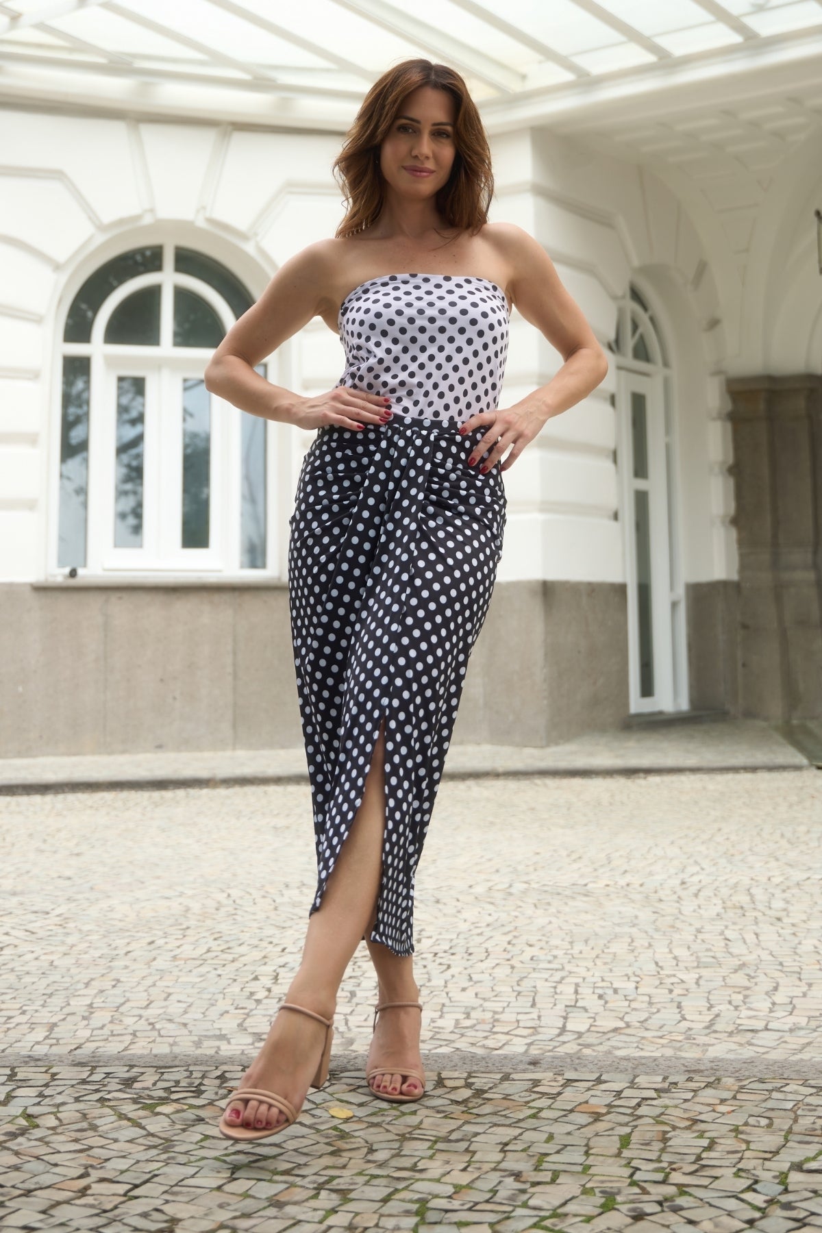 Blusa Tomara Que Caia Soltinho Fluity • Poá