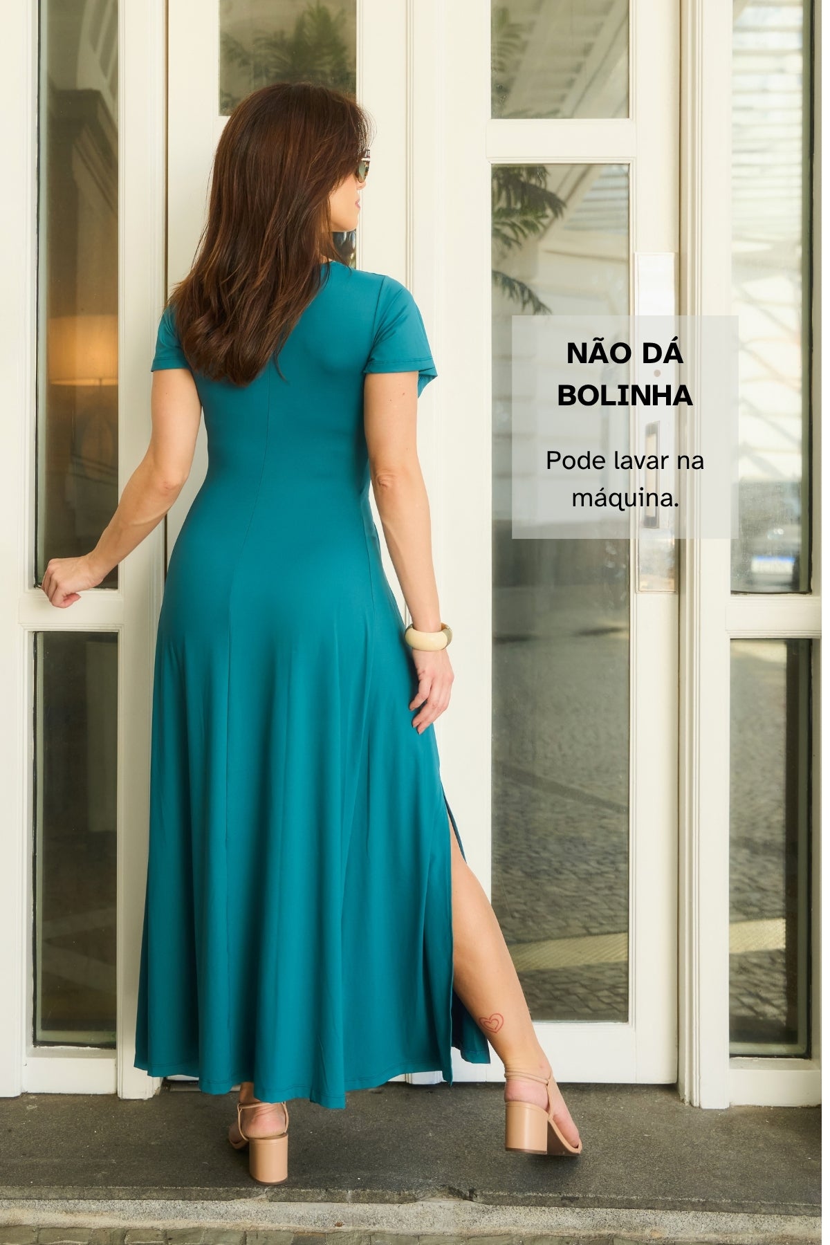 Vestido Falso Transpasse Elegante e Midi• Mamacita