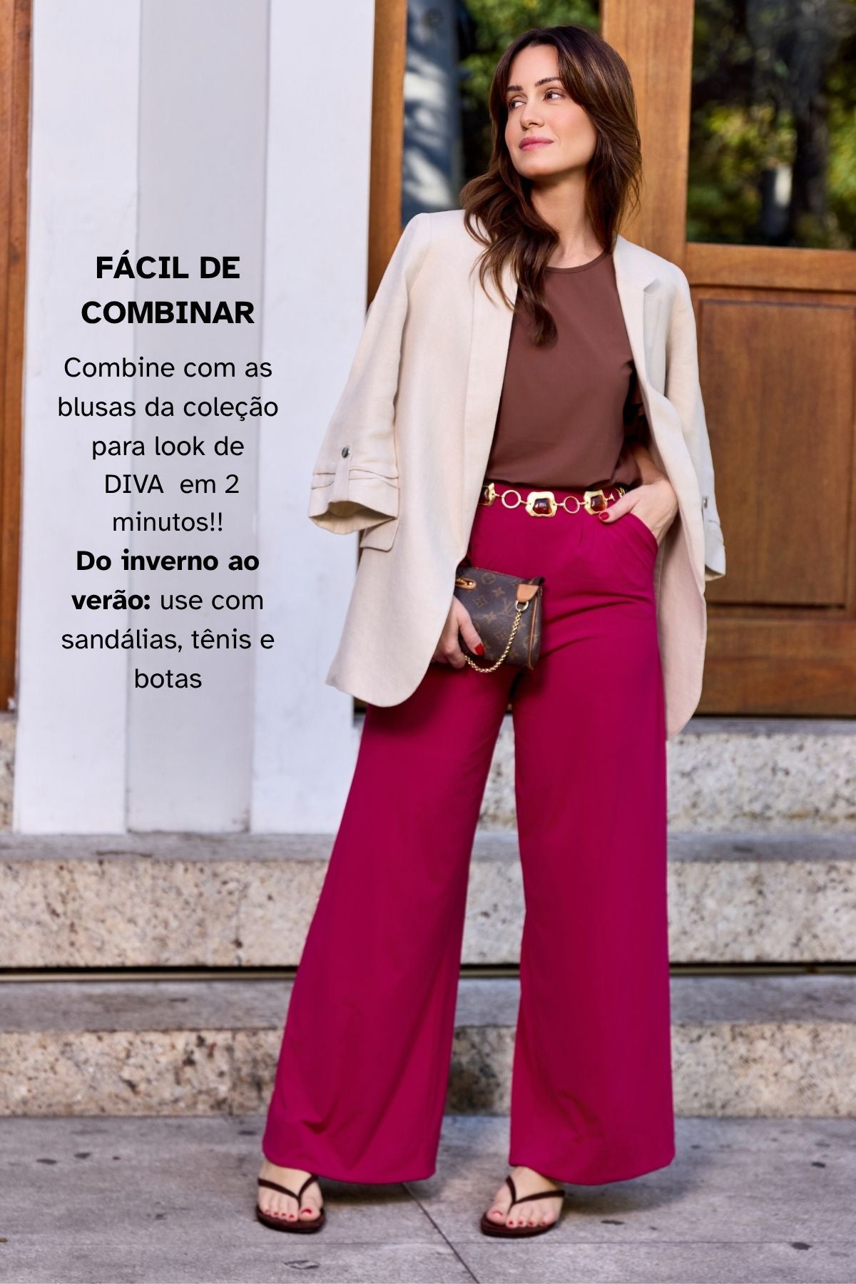 Calça Alfaiataria Inteligente • Chanel Julia Loha