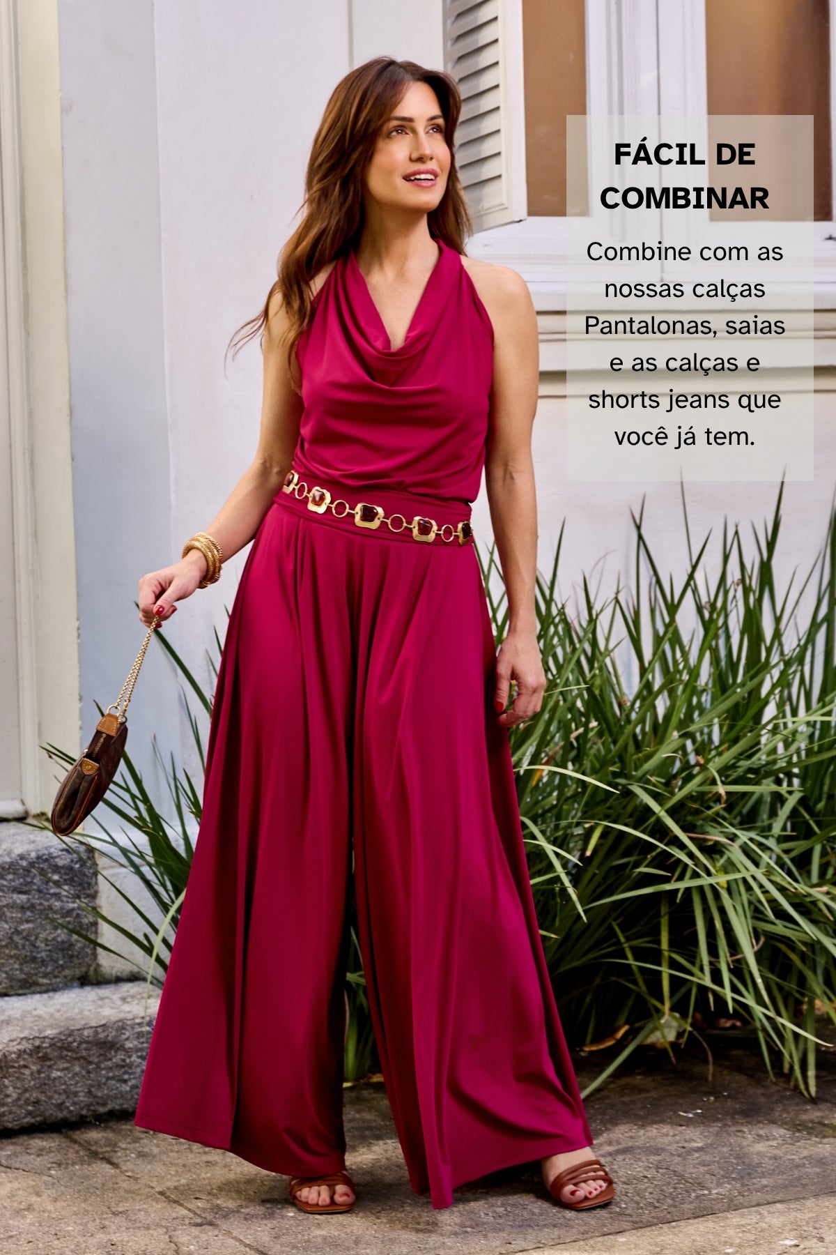 Blusa Feminina Elegante Decote em V Eva