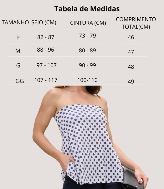 Blusa Tomara Que Caia Soltinho Fluity • Poá